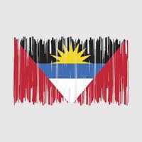 Antigua Flag Brush vector