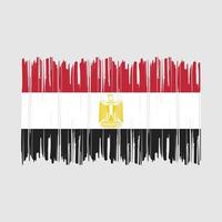 Egypt Flag Brush vector