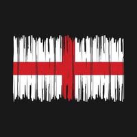 England Flag Brush vector