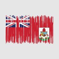 Bermuda Flag Brush vector