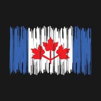 Canada Flag Brush vector