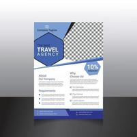 Creative modern business FLYER template design vector