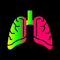 Lungs Vector Icon