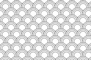 abstract traditional oriental wave pattern. vector