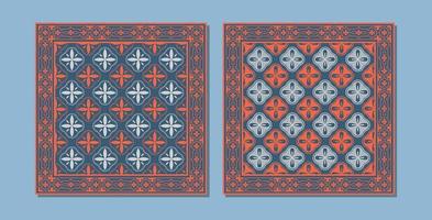 Pattern design motif line ornament vector