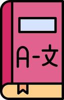 Translate Book Vector Icon