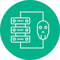 icono de vector de piratería