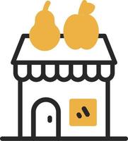 diseño de icono de vector de tienda de frutas