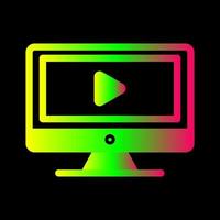 Video Lesson Vector Icon