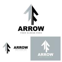 Arrow Direction Logo, Directional Direction Vector Icon, A Letter Model Design