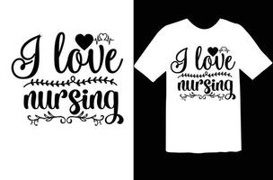 Nurse svg t shirt design vector