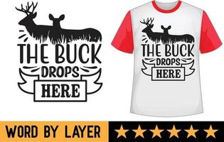 Hunting svg t shirt design vector