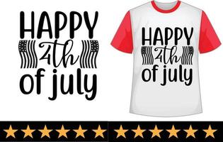 4th of July svg t shirt design vector