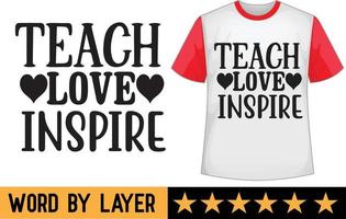 Teacher svg t shirt design vector