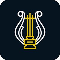 Lyre Vector Icon Design