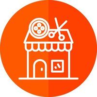 Tailor Shop Vector Icon Design