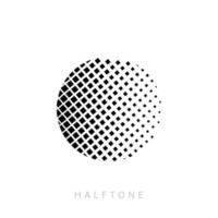 Halftone vector design, for background, retro, cartoon elements.