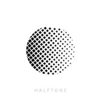 Halftone vector design, for background, retro, cartoon elements.