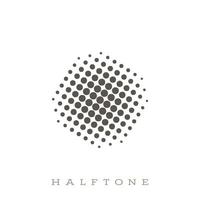 Halftone vector design, for background, retro, cartoon elements.
