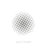Halftone vector design, for background, retro, cartoon elements.