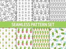 Seamless pattern with Cactus, for decoration vector