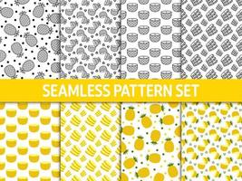 Seamless pattern with Pineapple, for decoration vector