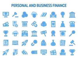 Collection of design elements for Personal and Business Finance vector