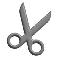 3d icon of scissor png