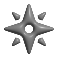 3d icono de estrella png