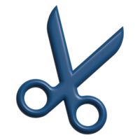 3d Symbol von Schere png