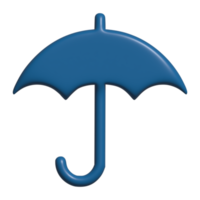 3d icono de paraguas png