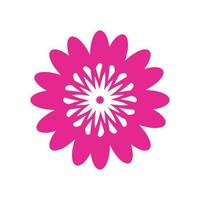 funny bright modern hippie flower vector illustration