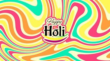 Happy holi coloful background abstract template design vector