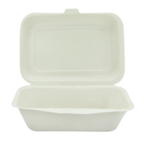 bianca scatola di cartone per cibo isolato. png