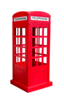 red callbox, telephone booth, phone booth  isolated png