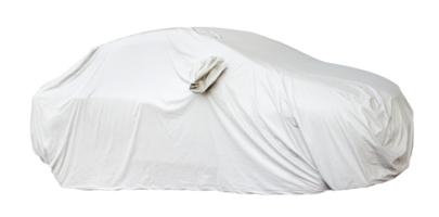 car with cover isolated png