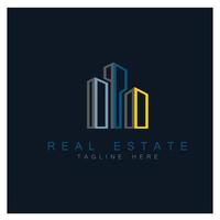 Real Estate Business Logo vector illustration design