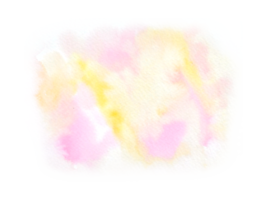 Pink and Yellow Watercolor background png