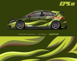 Car wrapping design with abstract texture.racing background designs for race car, adventure vehicle. vector