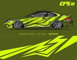 Car wrapping design with abstract texture.racing background designs for race car, adventure vehicle. vector