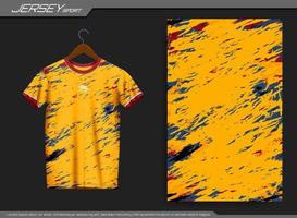 Jersey sports t-shirt. Soccer jersey mockup for soccer club. Suitable for jersey, background, poster, etc. vector