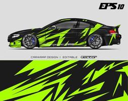 Car wrapping design with abstract texture.racing background designs for race car, adventure vehicle. vector