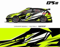 Car wrapping design with abstract texture.racing background designs for race car, adventure vehicle. vector