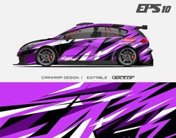 Car wrapping design with abstract texture.racing background designs for race car, adventure vehicle. vector