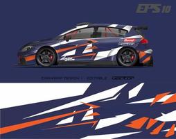 Car wrapping design with abstract texture.racing background designs for race car, adventure vehicle. vector