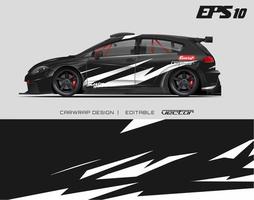 Car wrapping design with abstract texture.racing background designs for race car, adventure vehicle. vector