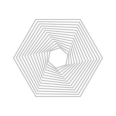 Geometric Fractal Hexagon