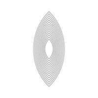 Geometric Fractal Abstract Shape vector