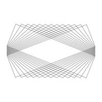Geometric Fractal Abstract Shape vector