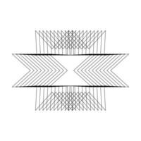 Geometric Fractal Abstract Shape vector
